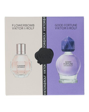 Viktor  Rolf 2 Piece Gift Set: EDP Flowerbomb 7ml - EDP Good Fortune 7ml