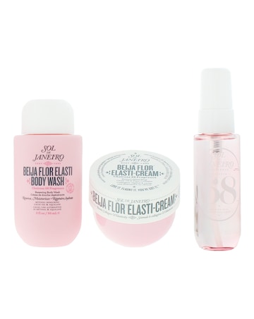 Sol De Janeiro Beija Flor: Face Cream 50ml Body Wash 90ml HairBody Mist 30ml