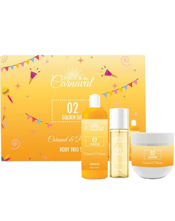 Amour De Carnaval 02 Golden Sun Caramel & Pistachio Body Gift Set