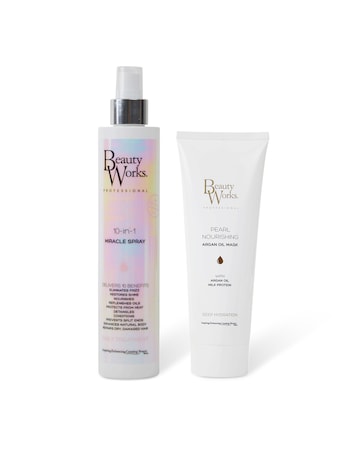 Beauty Works 10-in-1 Miracle Spray and Pearl Nourishing Mask Bundle