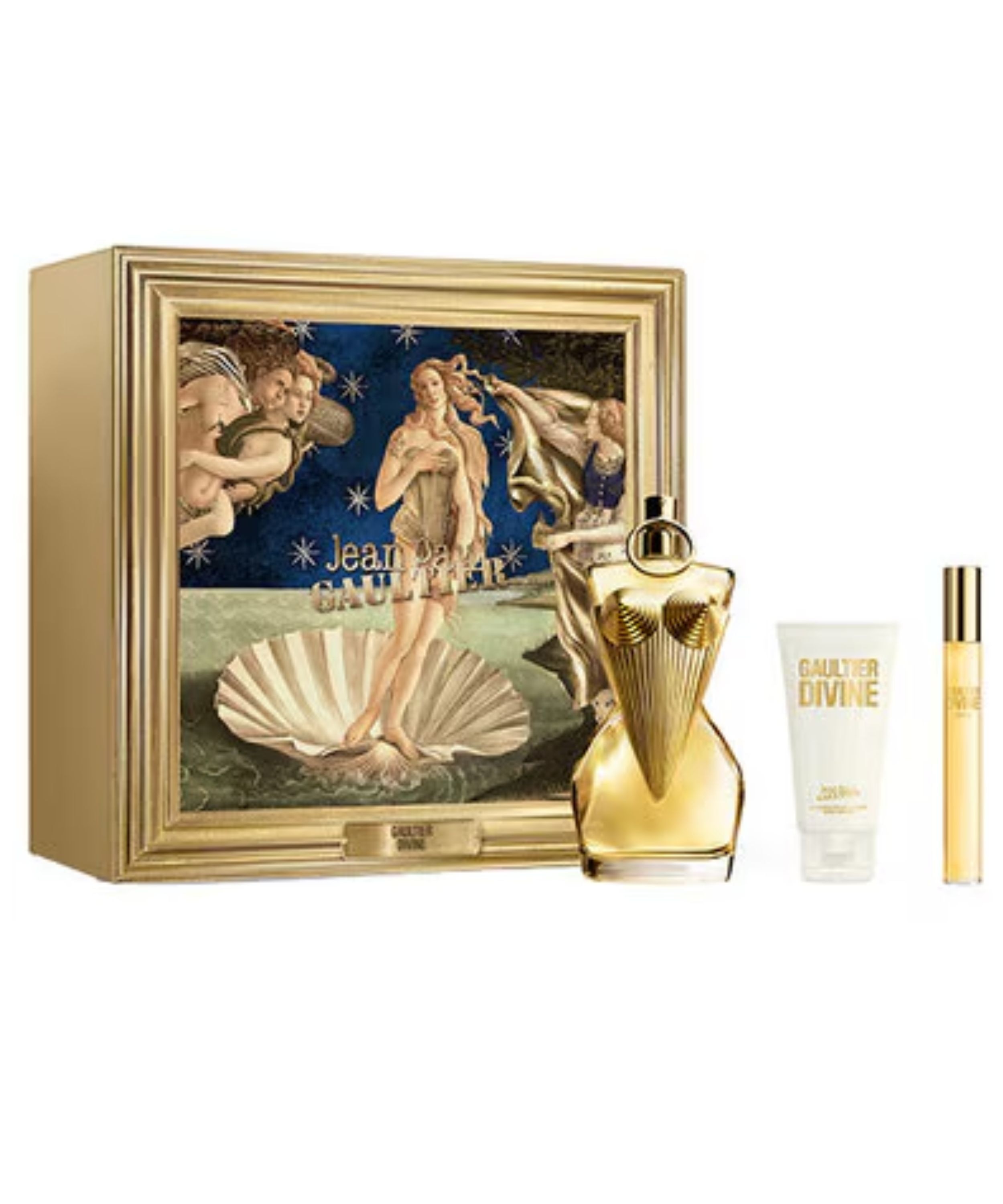 Jean Paul Gaultier Divine 100ml Eau de Parfum & 75ml Body Lotion & 10ml Mini