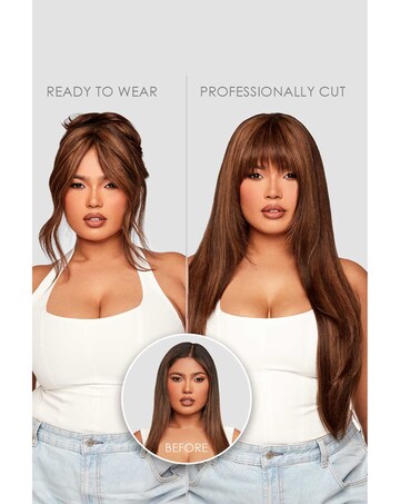 Beauty Works X Maya Jama Clip-in Fringe - Cookies and Cream