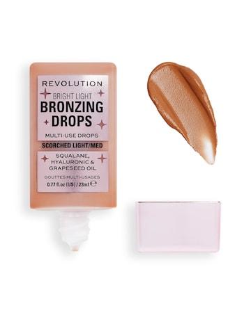 Make Up Revolution Bright Light Bronzing Drops Bronzed Scorched