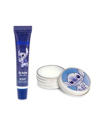 Disney Stitch Denim Sheet Mask, Lip Balm & Headband Set