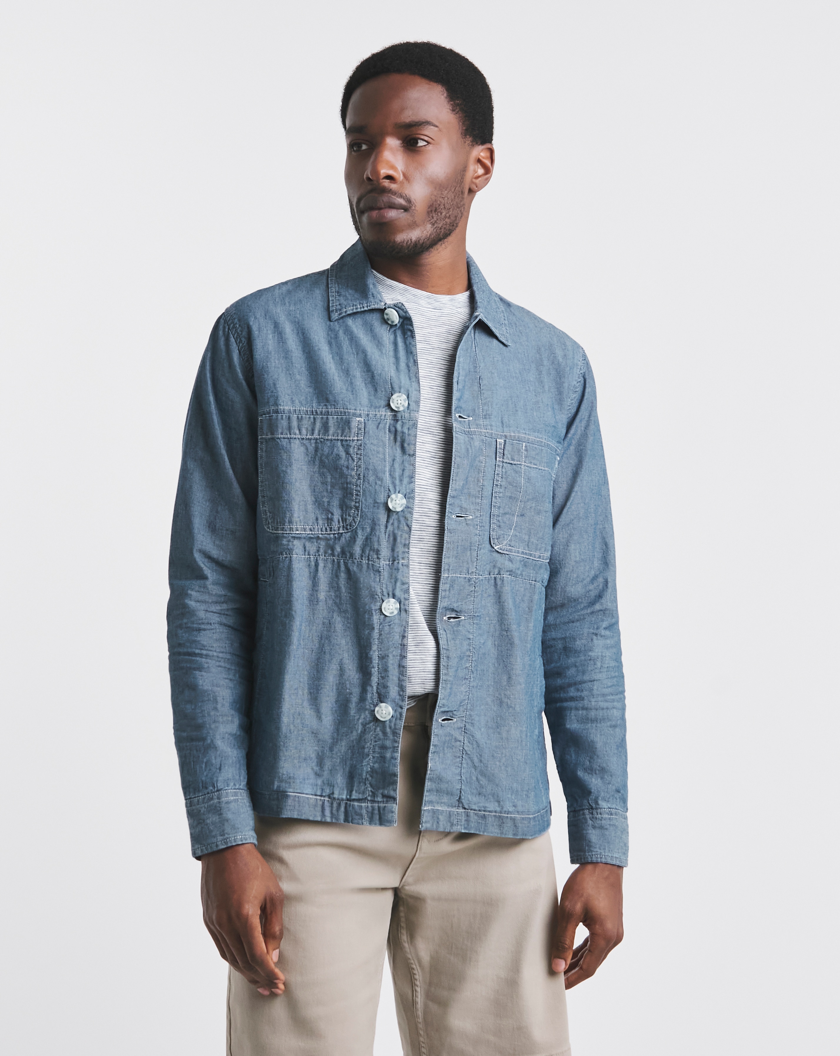 Denim Chambray Shacket