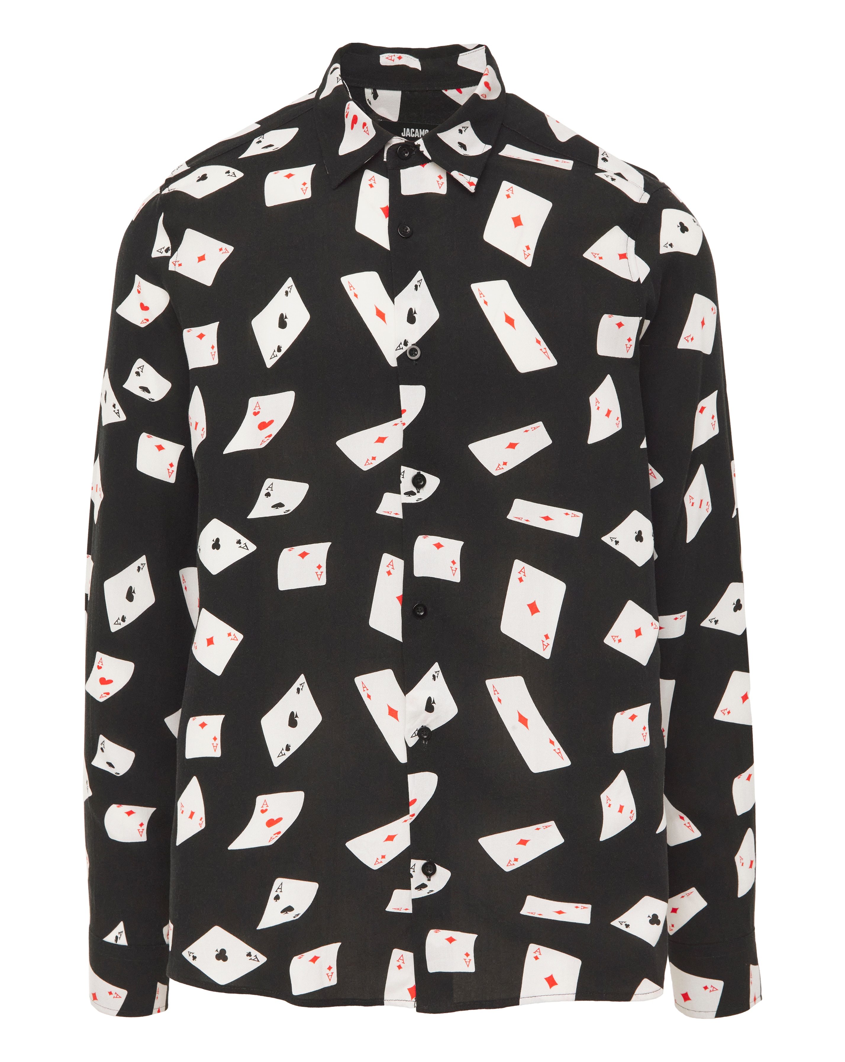 Long Sleeve Falling Playing Card Shirt
