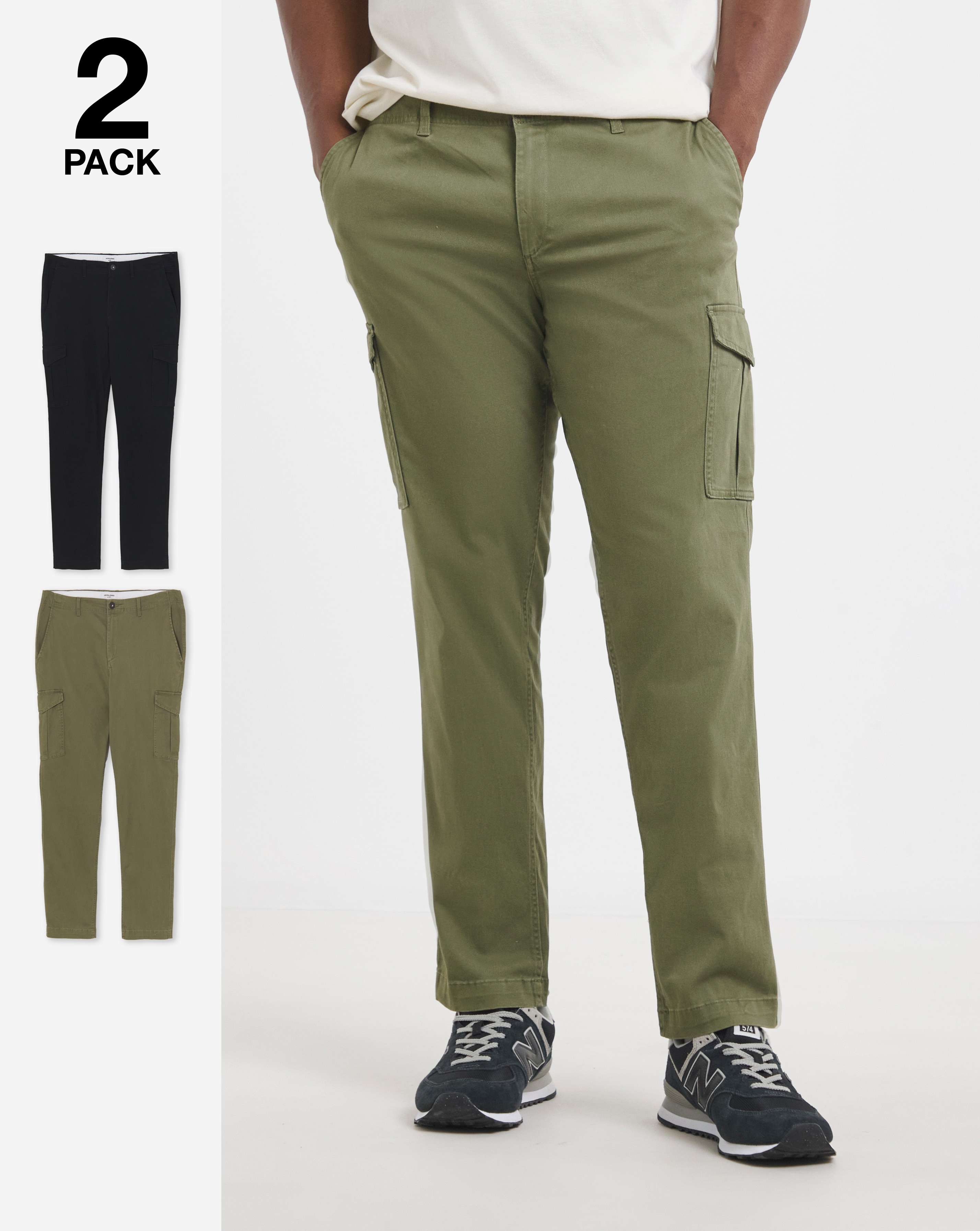 Jack & Jones Margo Cargo Trouser 2 Pack