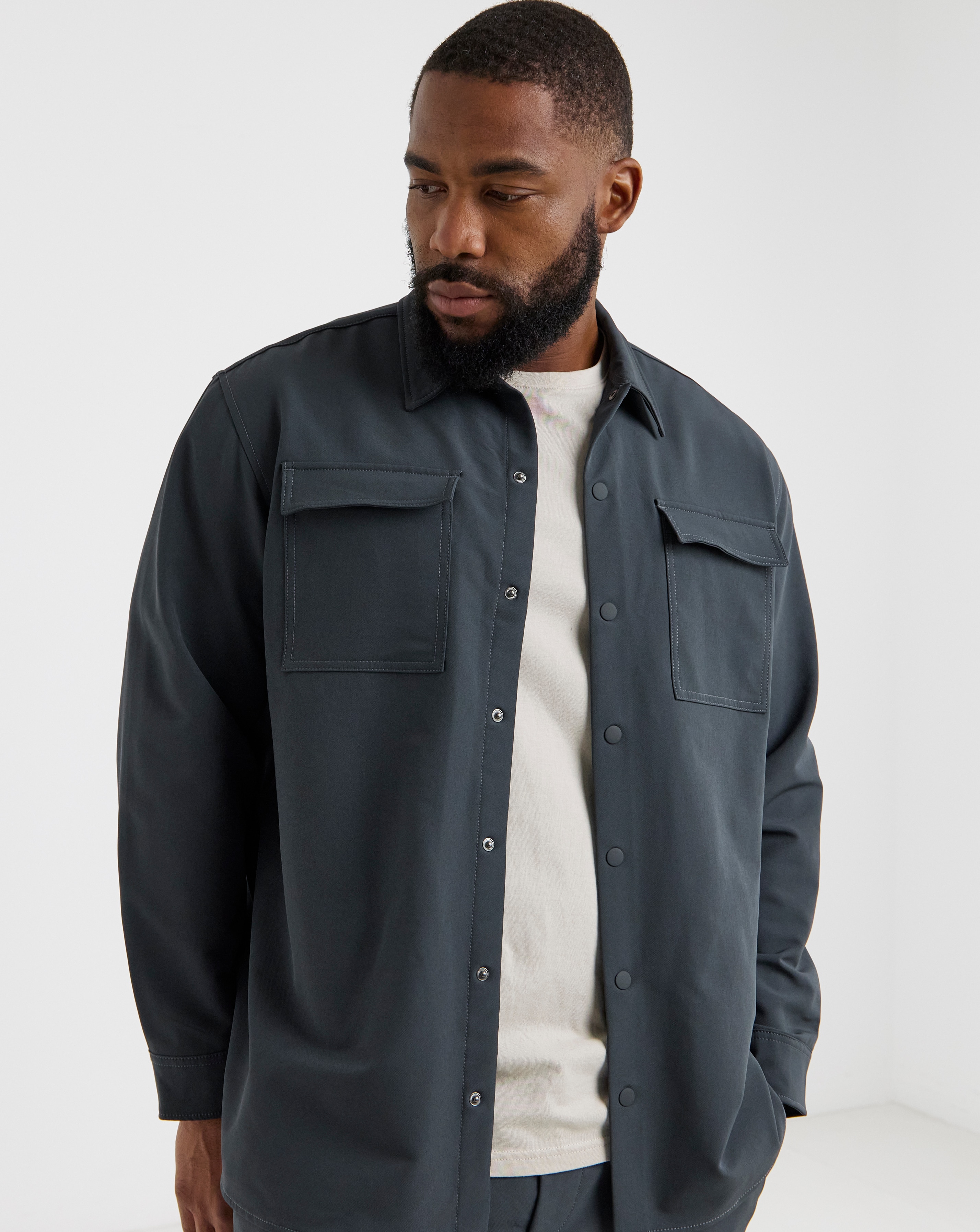 New In - Jack & Jones Point Commute Travel Shirt