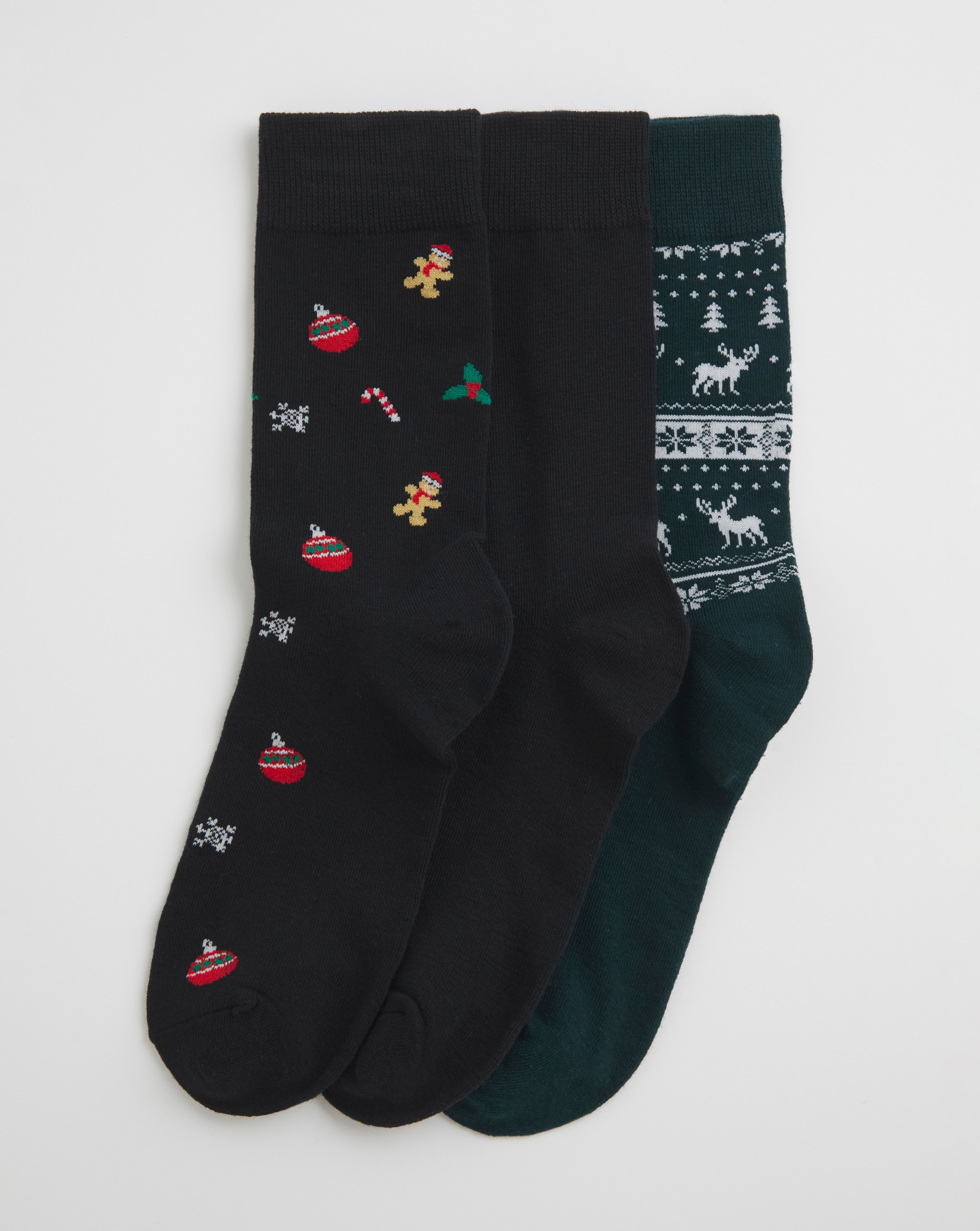 New In - Jack & Jones Christmas Socks 3 Pack