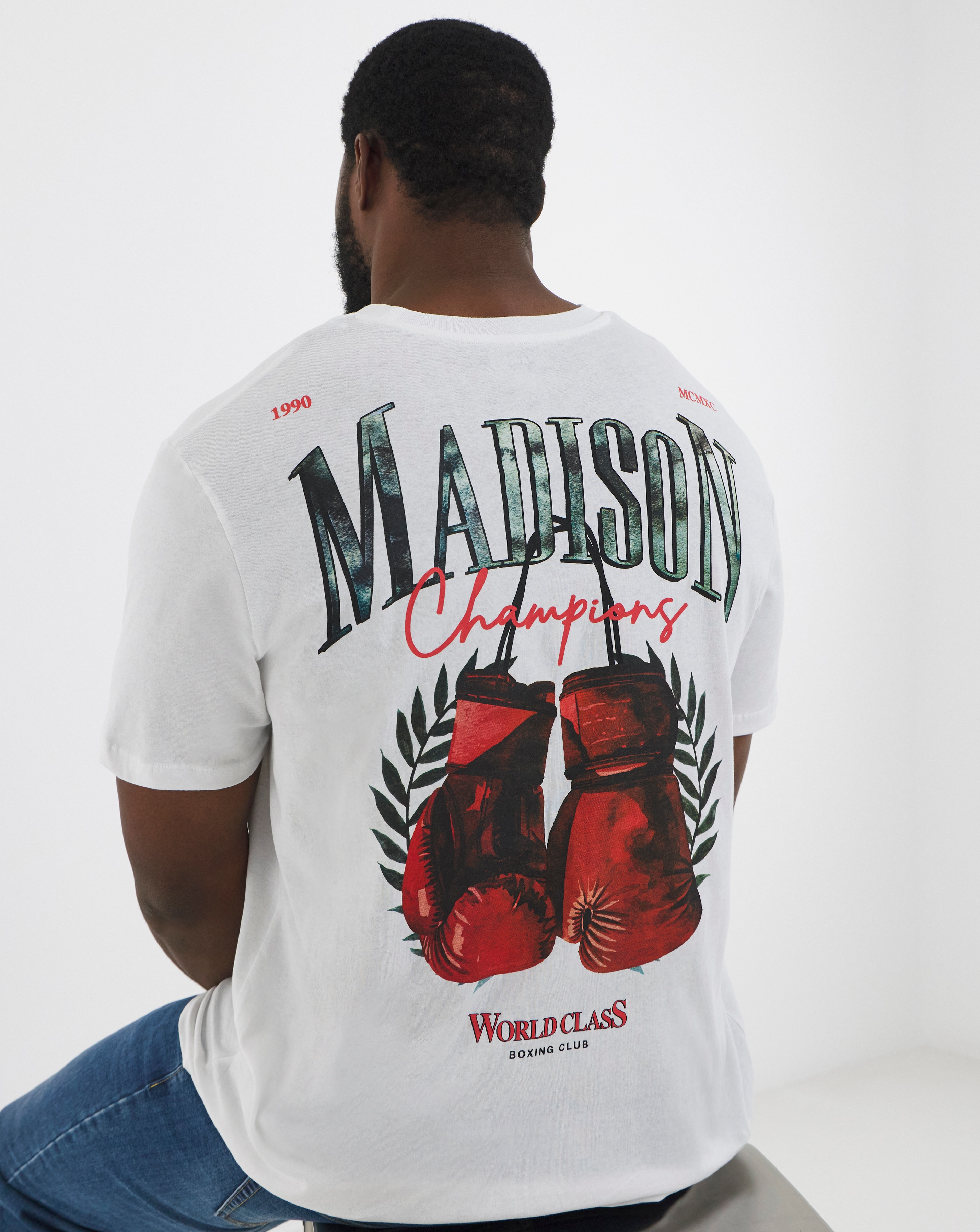 Jack & Jones Madison Boxing Back Graphic