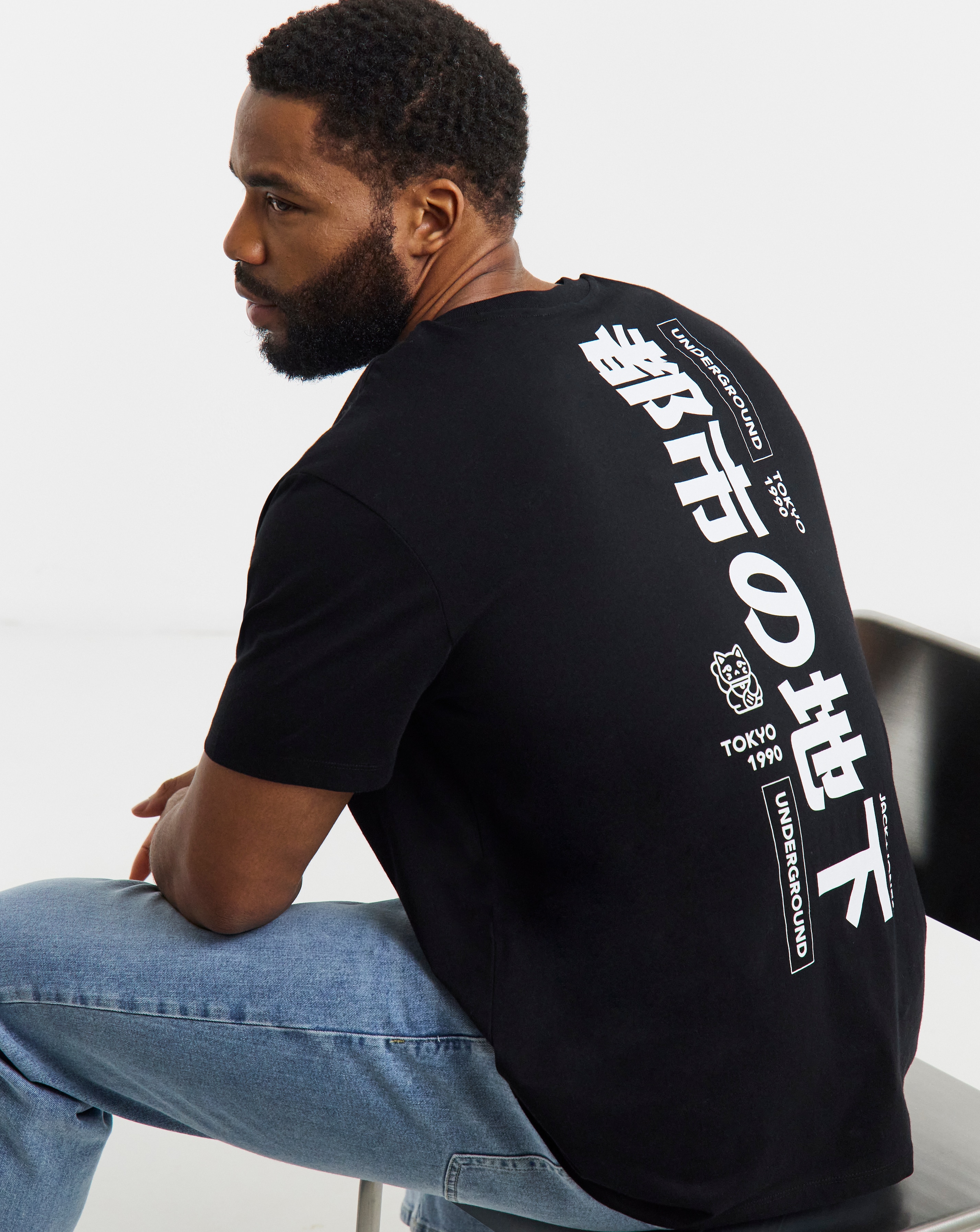 Jack & Jones Zane Back Graphic T-Shirt