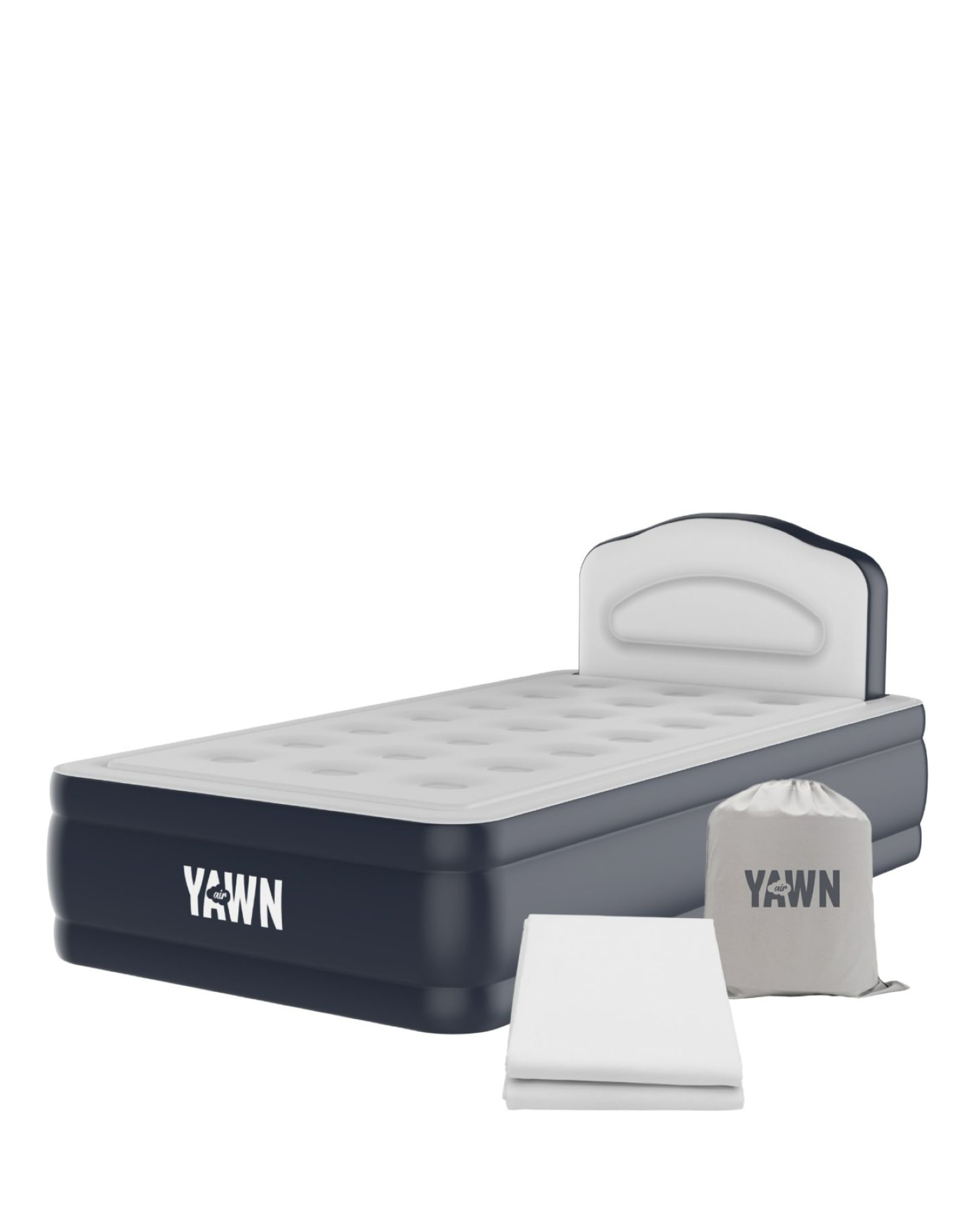 Yawn Single Airbed with Fitted Sheet