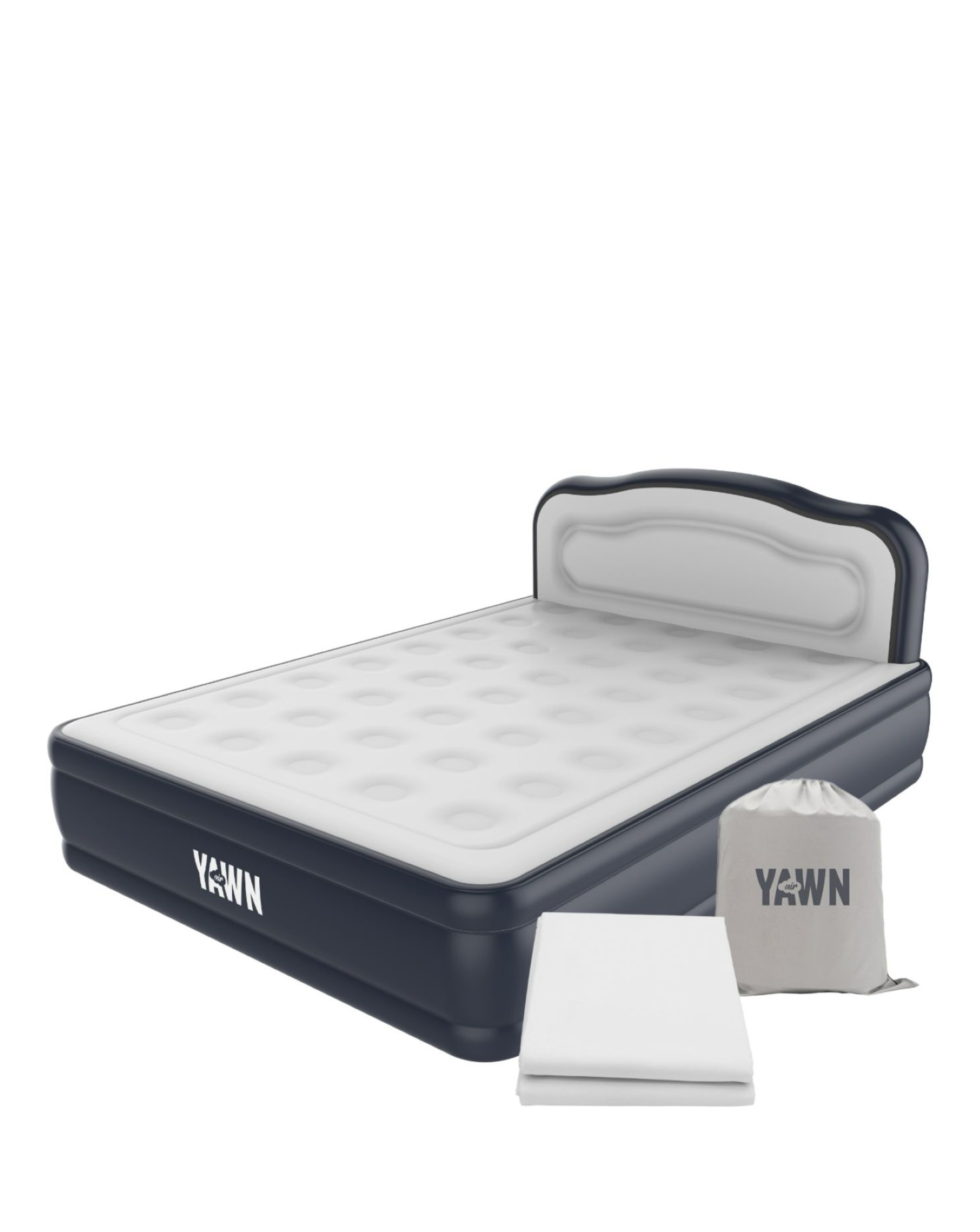 Yawn King Airbed with Fitted Sheet
