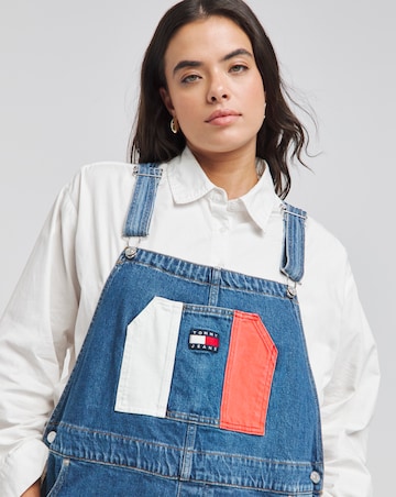 Tommy Jeans Midi Dungaree Dress