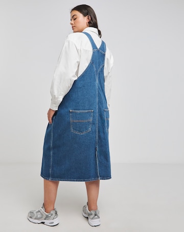 Tommy Jeans Midi Dungaree Dress