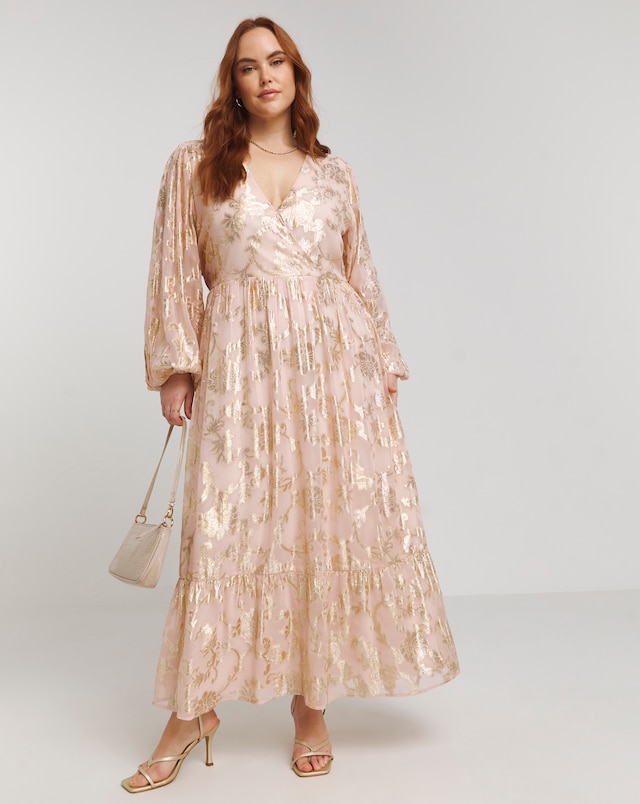 Lovedrobe Wrap Front Midaxi Dress