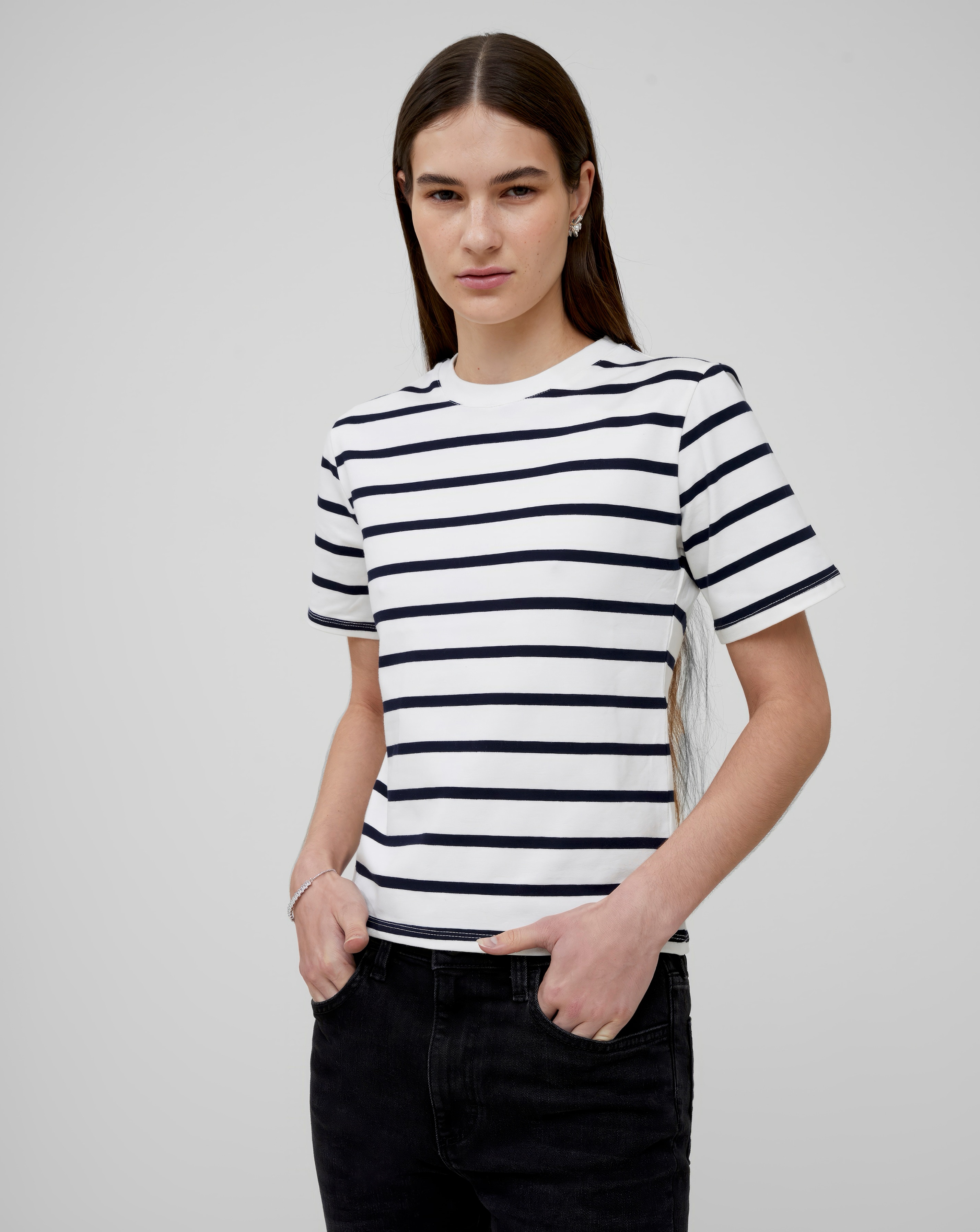 French Connection Cotton Stripe Tee