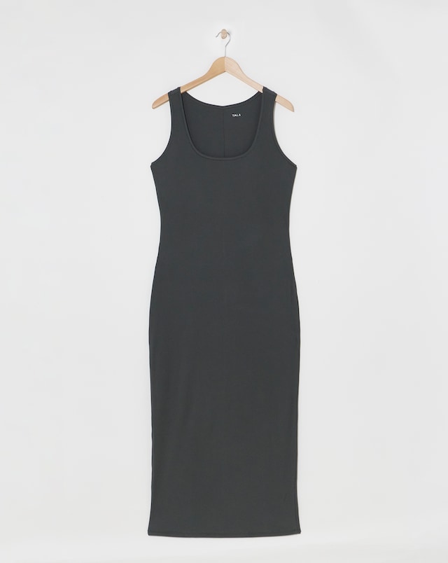 TALA 365 Sculpting Lounge Square Neck Maxi Dress