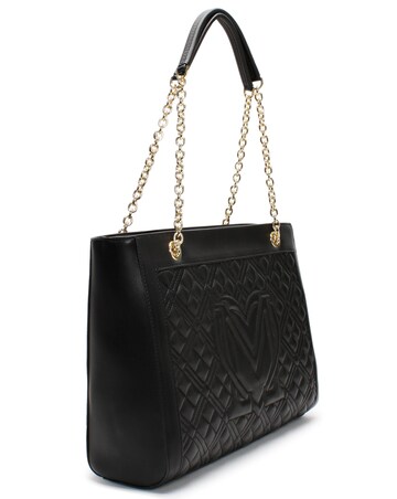 Love Moschino Diamond Quilt Tote Bag