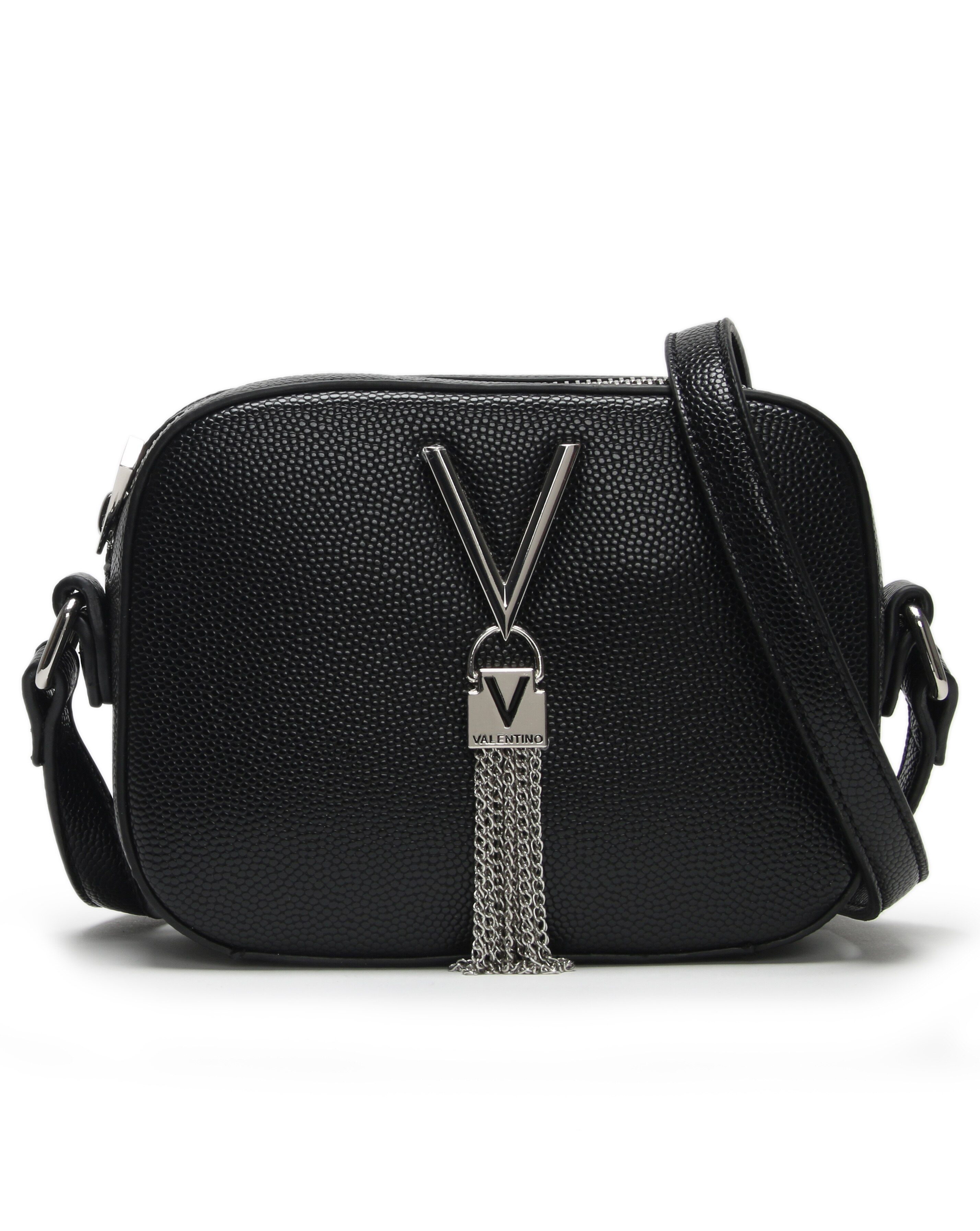 Valentino Bags Divina Pebbled Camera Bag