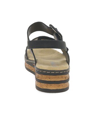Rieker Page Womens Wedge Heel Sandals