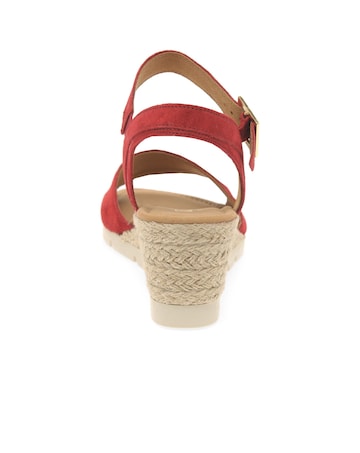 Gabor Nieve Wider Fit Wedge Heel Sandals
