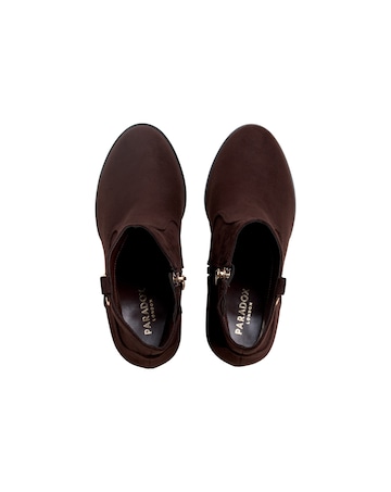 Paradox London Bexley Wide Fit Block Heel Boots