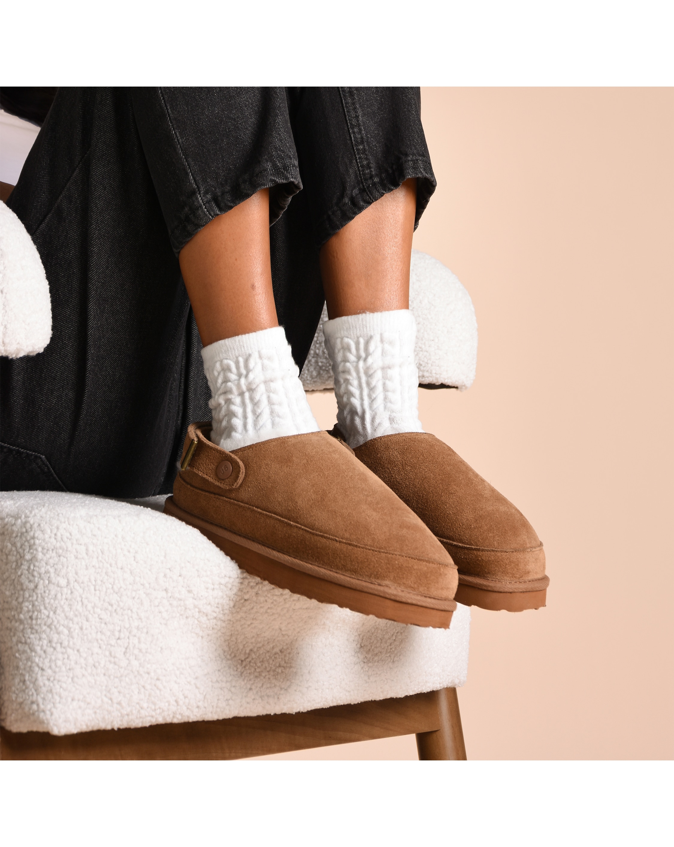 Just Sheepskin Ladies Quinn Mule Slipper