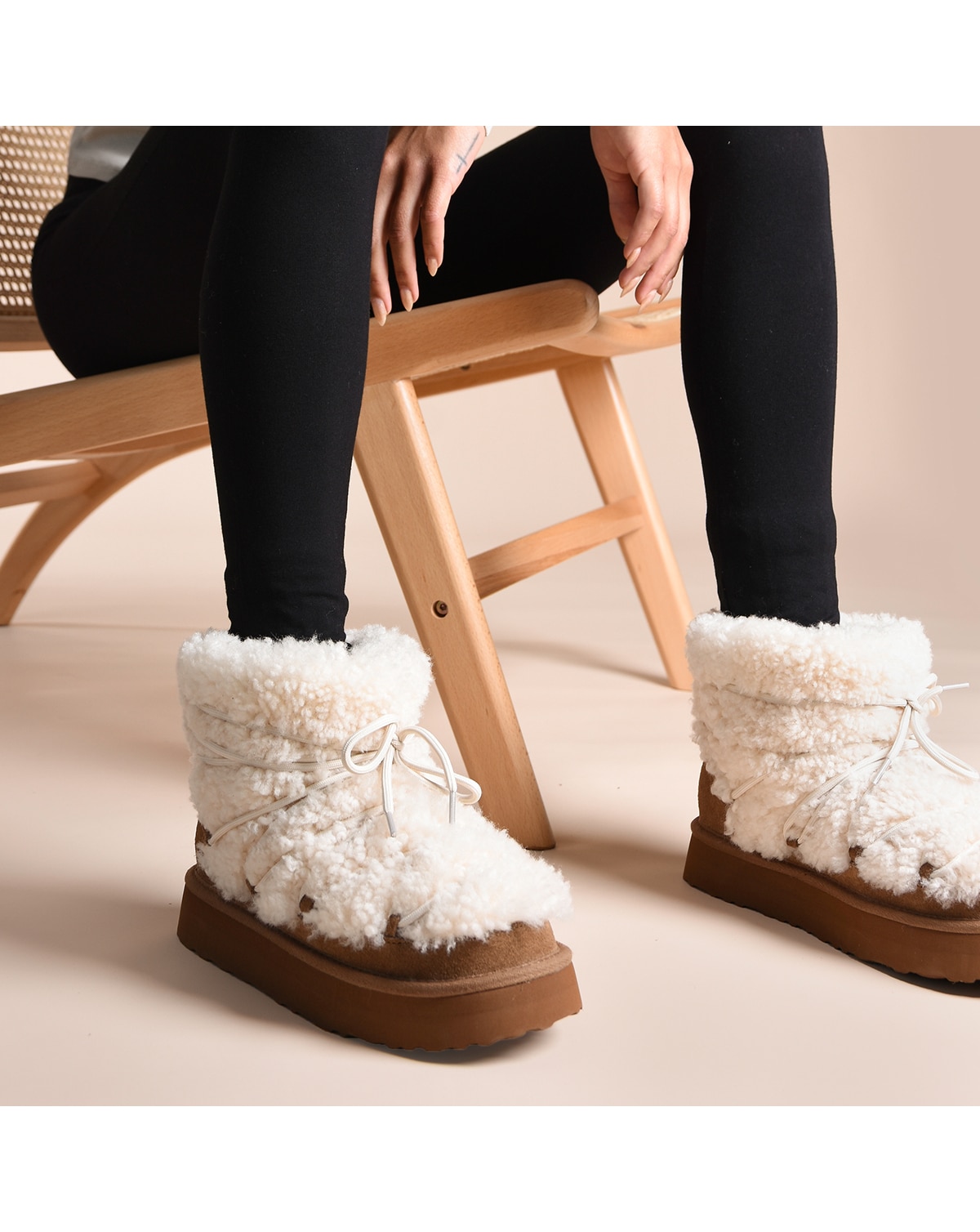 Just Sheepskin Ladies Brook Snow Boot