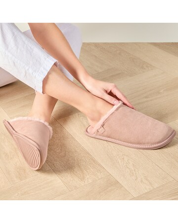 Isotoner Ladies Real Suede Mule