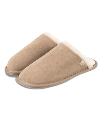 Totes Ladies Real Suede Mule With Water Repellency