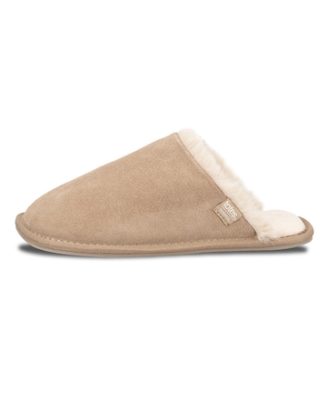 Totes Ladies Real Suede Mule With Water Repellency