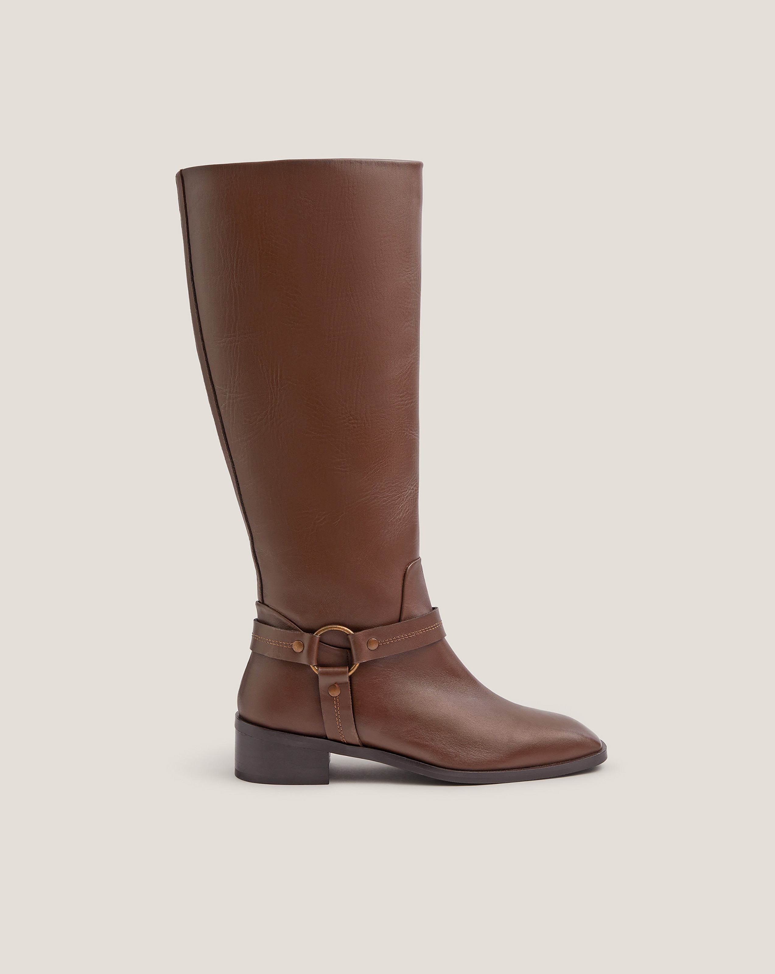 Monsoon Arlo Buckle Leather Boots