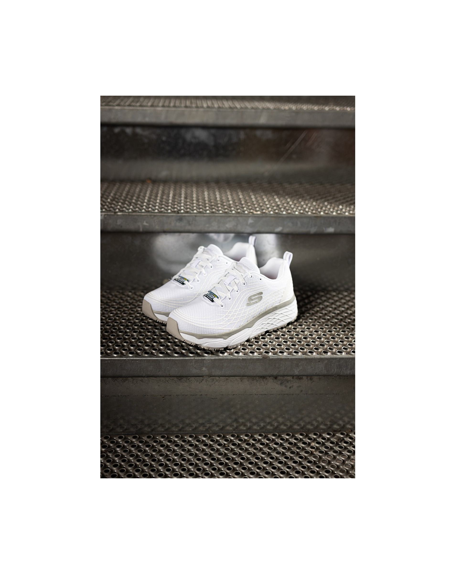 skechers max cushion elite safety shoes