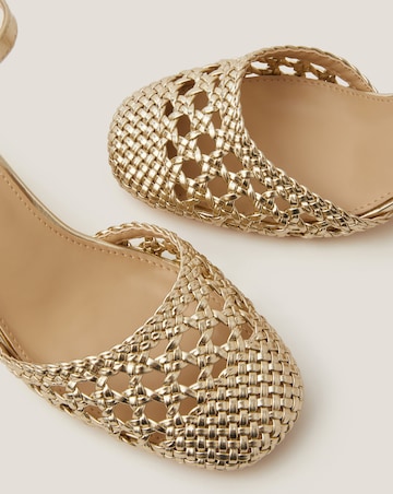 Monsoon Braided Closed Toe Block Heels