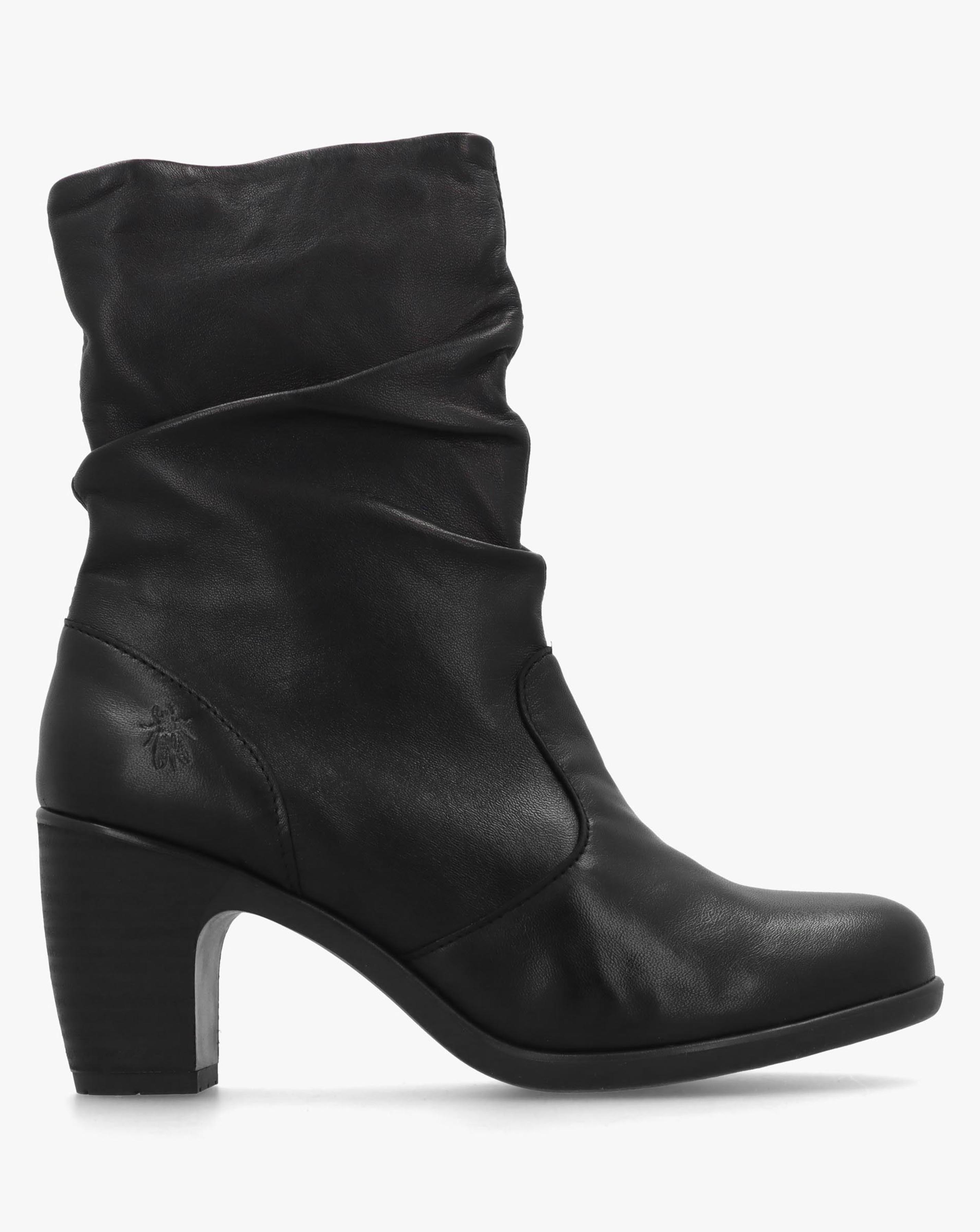 New In - Fly London Klei Black Ankle Boots