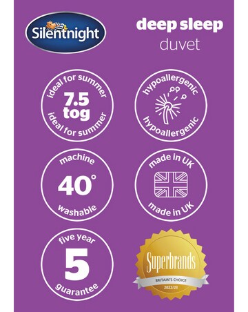 Silentnight Deep Sleep 7.5 Tog Duvet