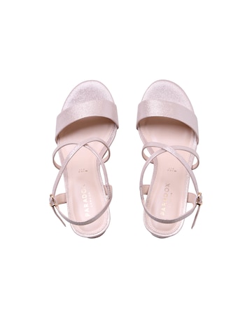 Paradox London Honeysilk Wide E Fit Sandal