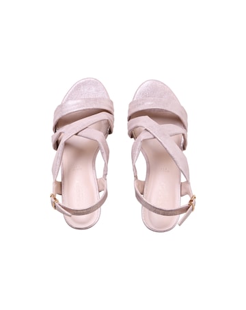 Paradox London Janis Wide E Fit Wedge Sandals