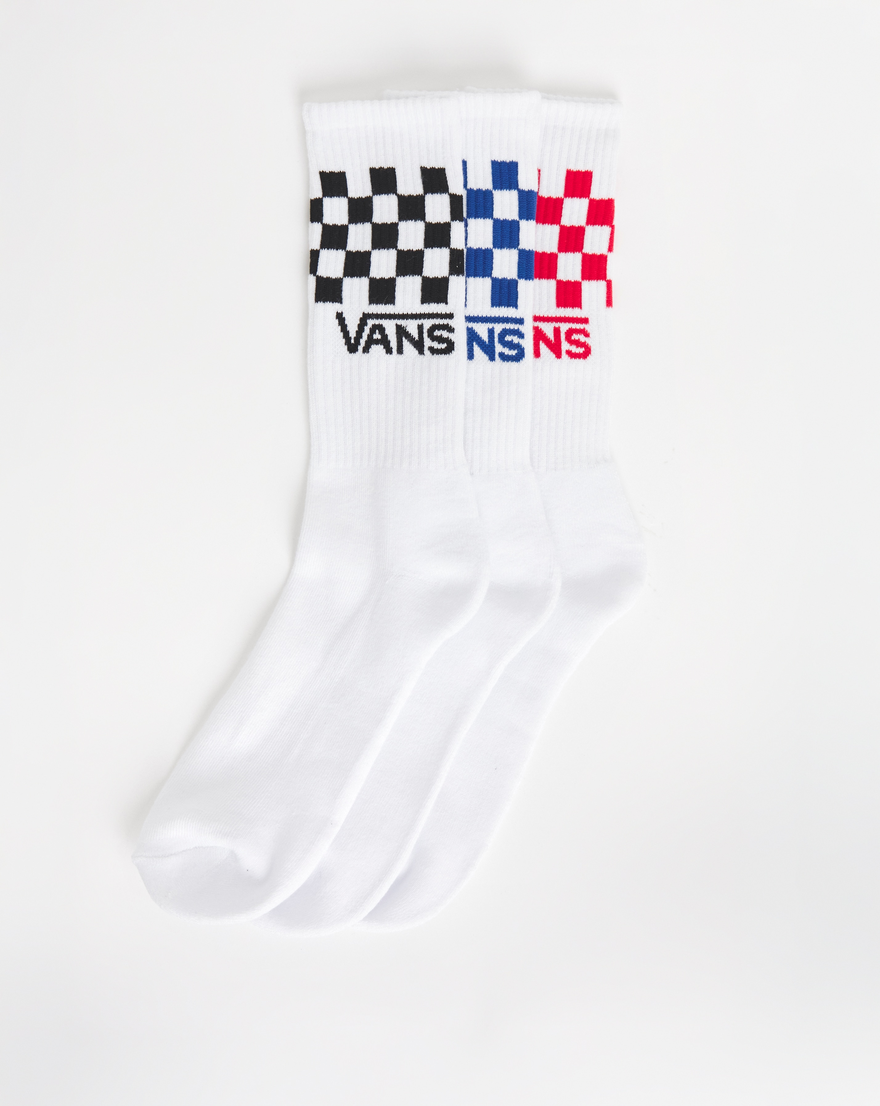 VANS Classic Check Crew 3 Pack Socks
