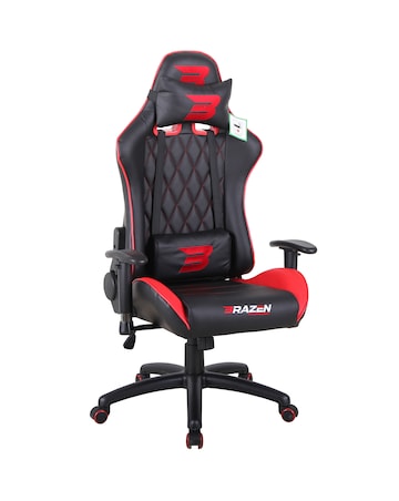 BraZen Phantom Elite PC Gaming Chair - Red