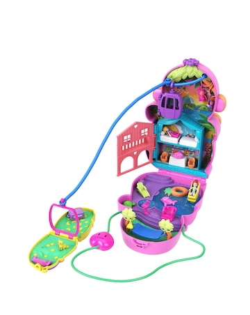 Polly Pocket Large Wearable Momma Monkey & Baby Playset