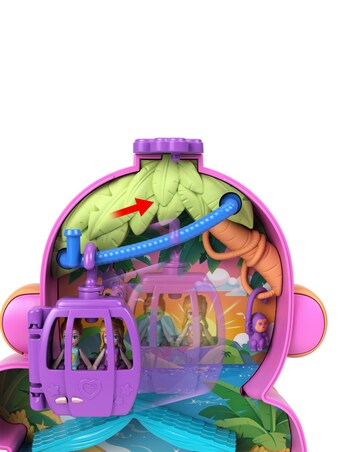 Polly Pocket Large Wearable Momma Monkey & Baby Playset