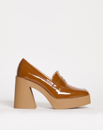 Terrassa Platform Loafer Heeled Shoes - Extra Wide Fit (EEE)