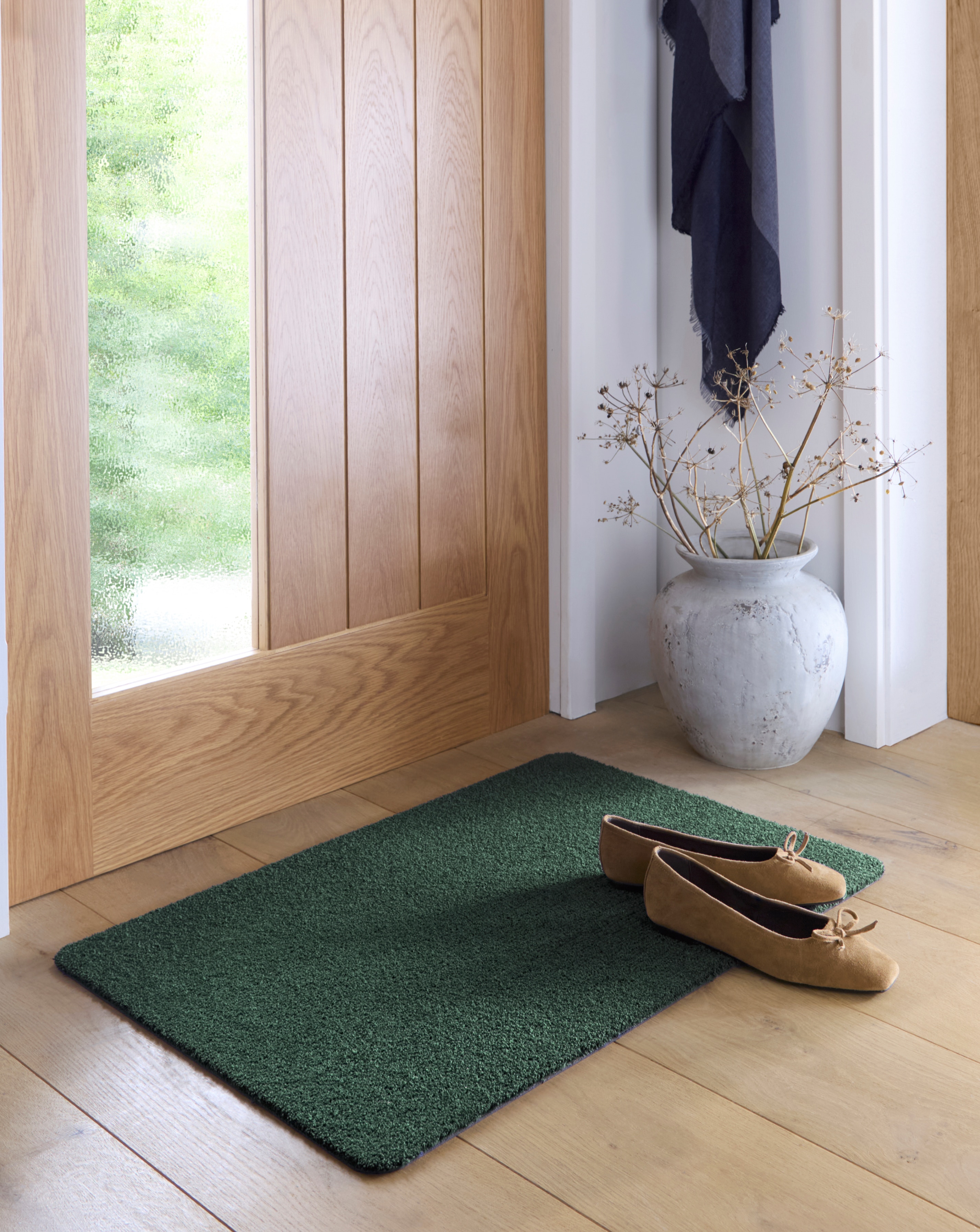 My Mat Soft Washable Doormat - Forest Green