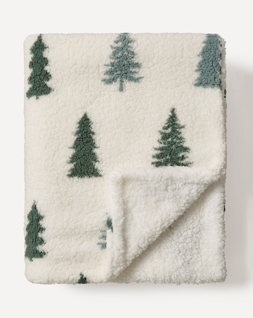 Christmas Cosy Scandi Forest Throw