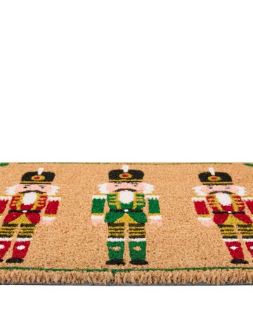 Festive Nutcracker Coir Doormat