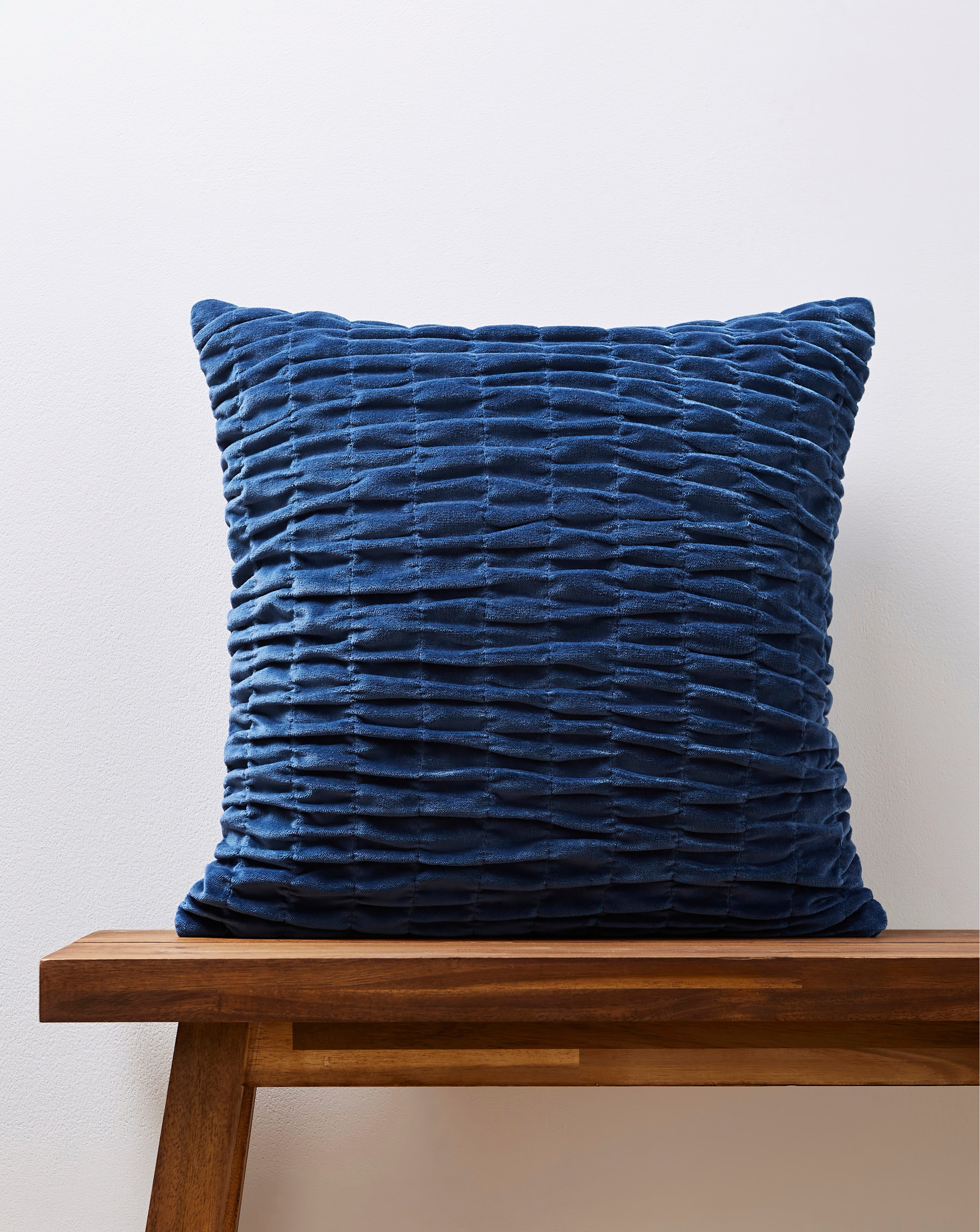 Velvet Seersucker Cushion
