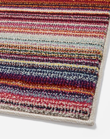 Villa Multicoloured Striped Rug
