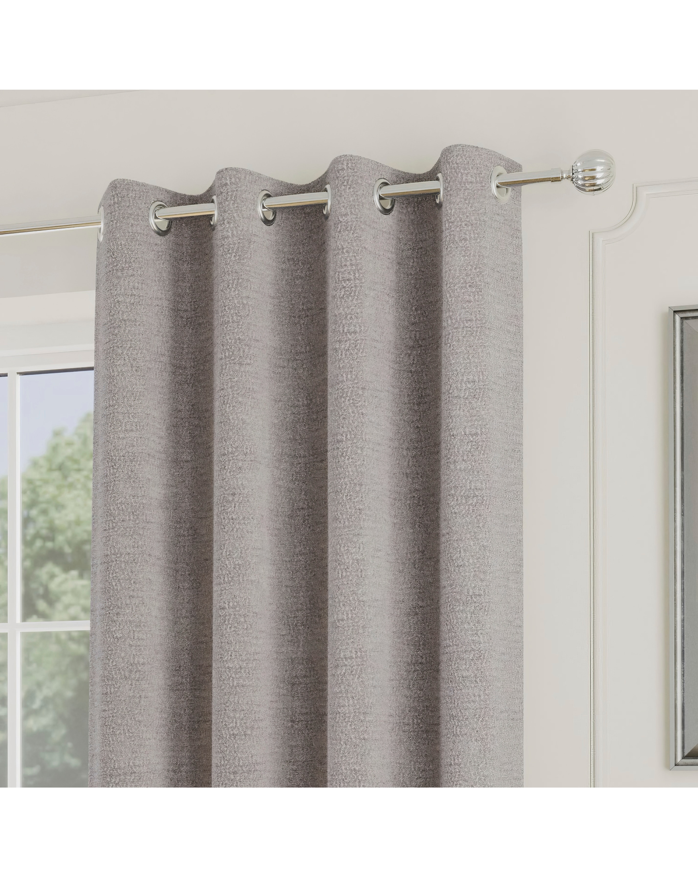 Royal Luxury Boucle Eyelet Curtains